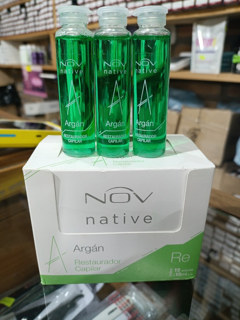 Ampolla NOV native Argán restaurador capilar