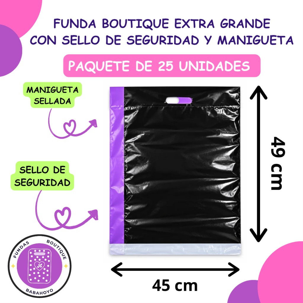 Sello+Manigueta Extra Grande 25u