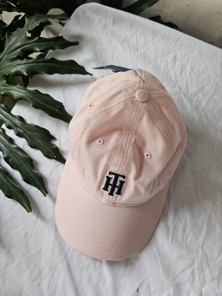 Gorra tommy rosada