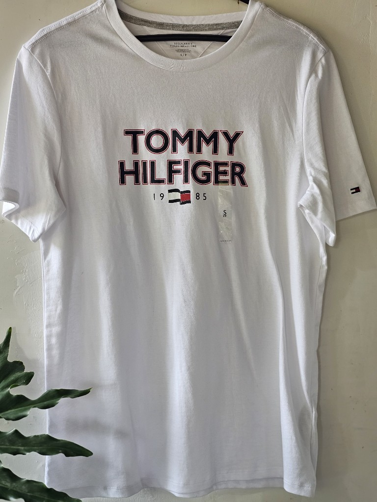 Camiseta tommy  hombre blanc