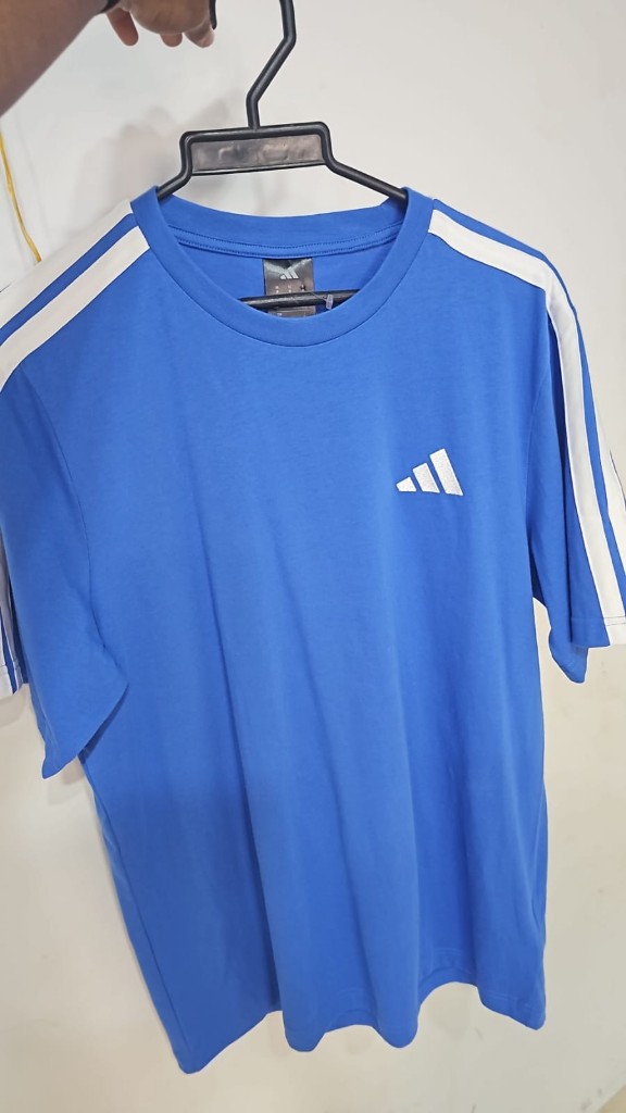 Camiseta addidas hombre azul