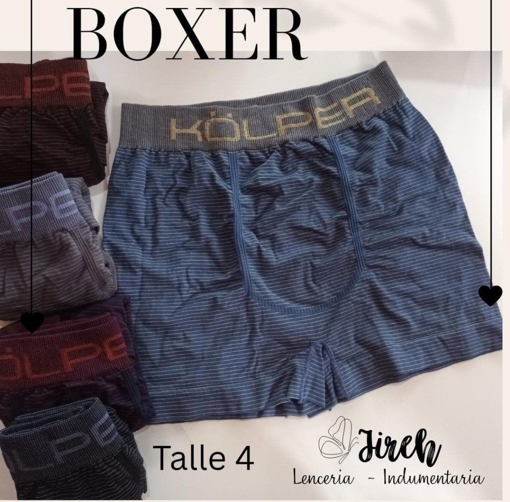 Boxer Kolper Talle 4 Colores Surtidos