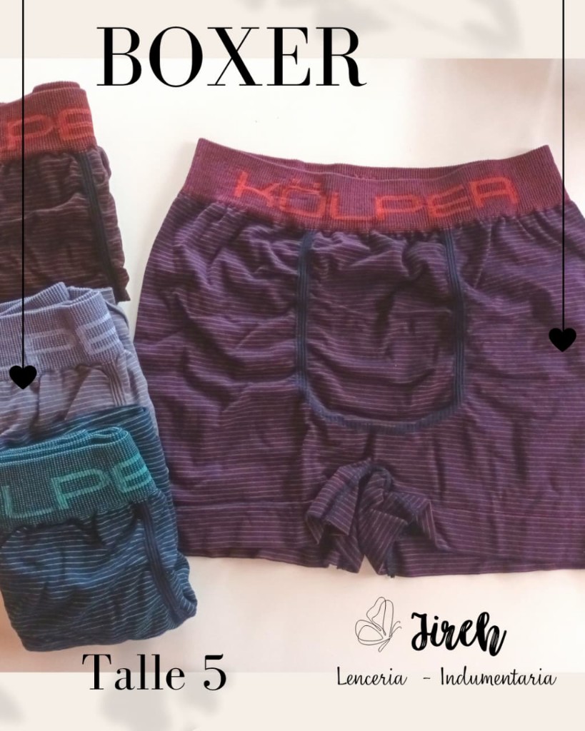 Boxer Kolper Talle 6 Colores Surtidos