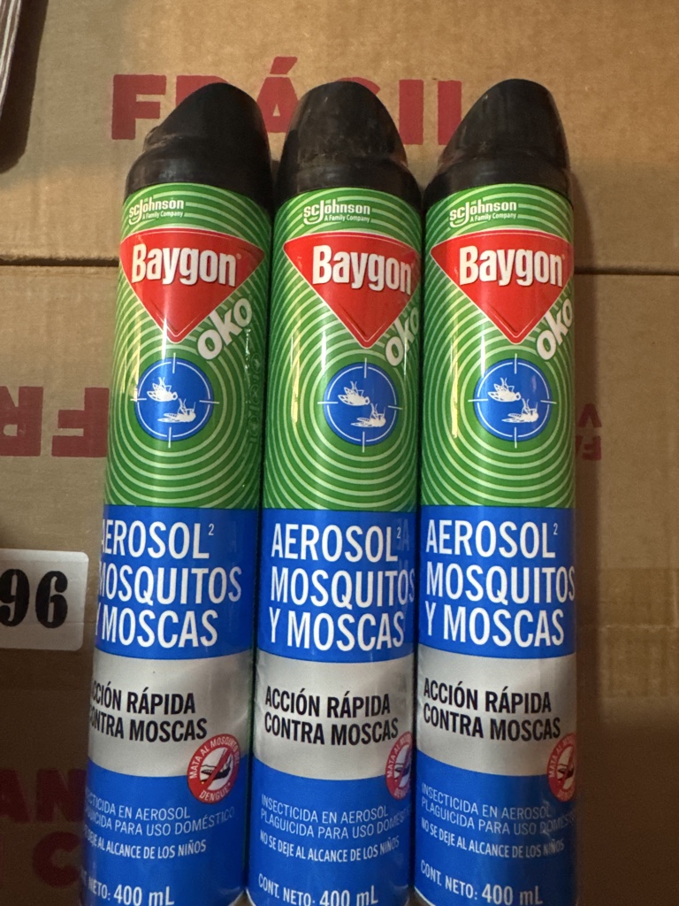 Baygon Oko aerosol contra moscas y mosquitos 400ml (und)