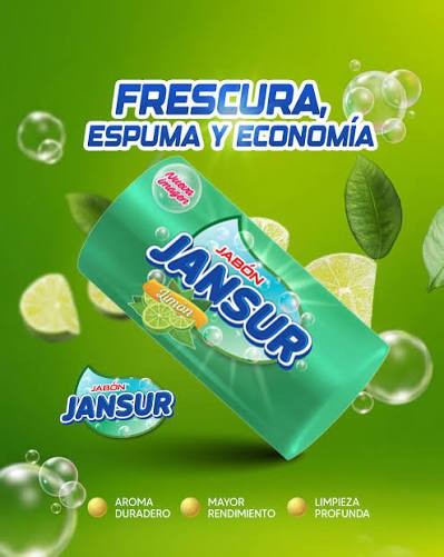 Jansur jabon verde fardo