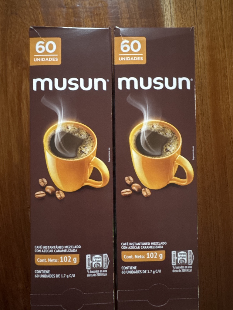 Musun café instantáneo (caja de 60 unidades)