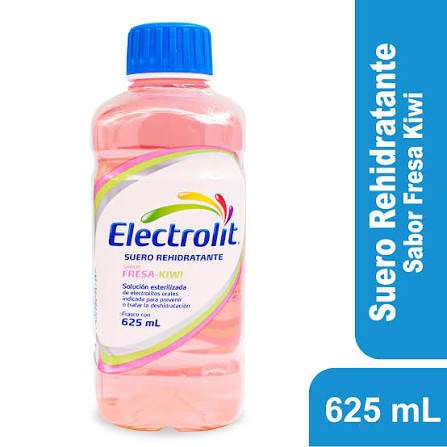 Electrolit suero rehidratante fresa kiwi 625 ml caja de 12 und