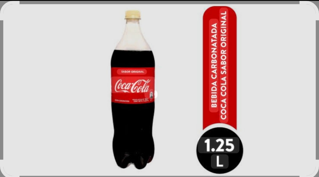 Coca cola 1.25 lts (fardo)