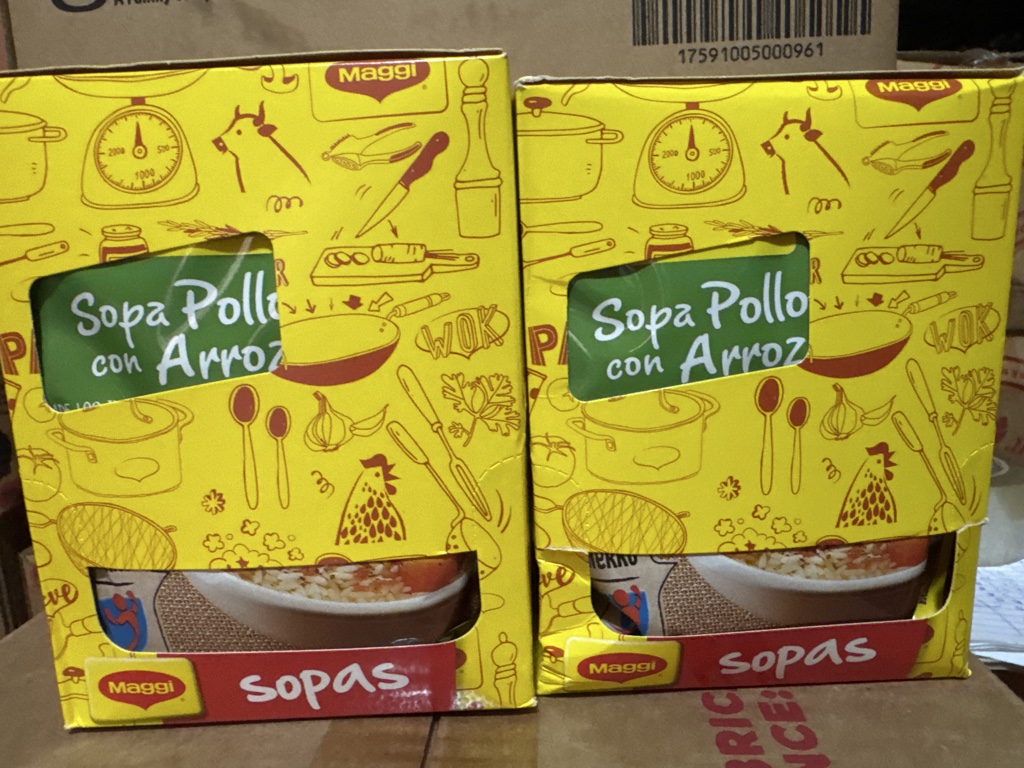 Maggi sopa pollo con arroz (caja de 12 und)
