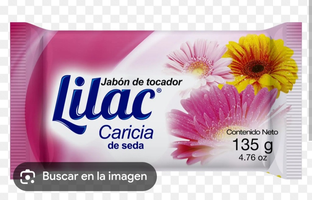 Lilac jabon de tocador caricia de seda 135g