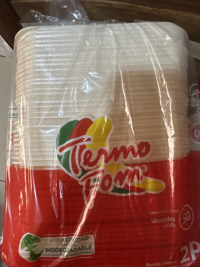bandejas termica desechable 2p