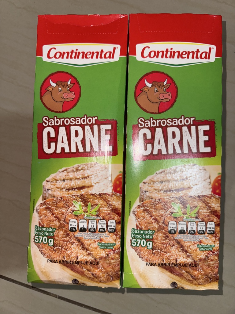 Continental Sabrosador carne 570g (caja de 60 und)