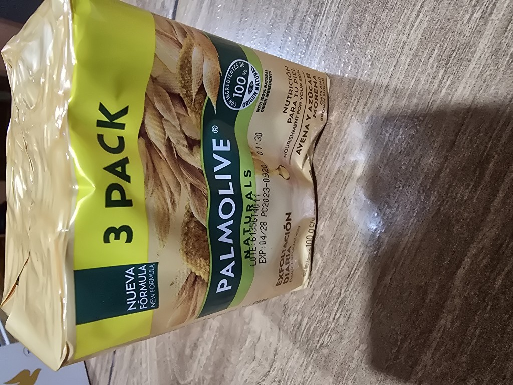 Palmolive Naturals avena y azucar morena 3 pack