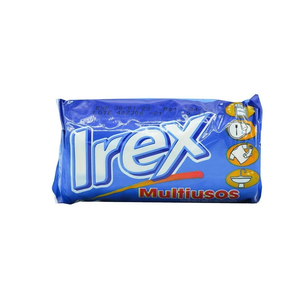 Irex jabón azul 130g fardo de 48und