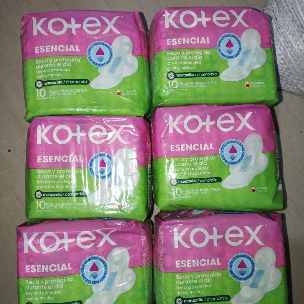 Kotex manzanilla (10und)