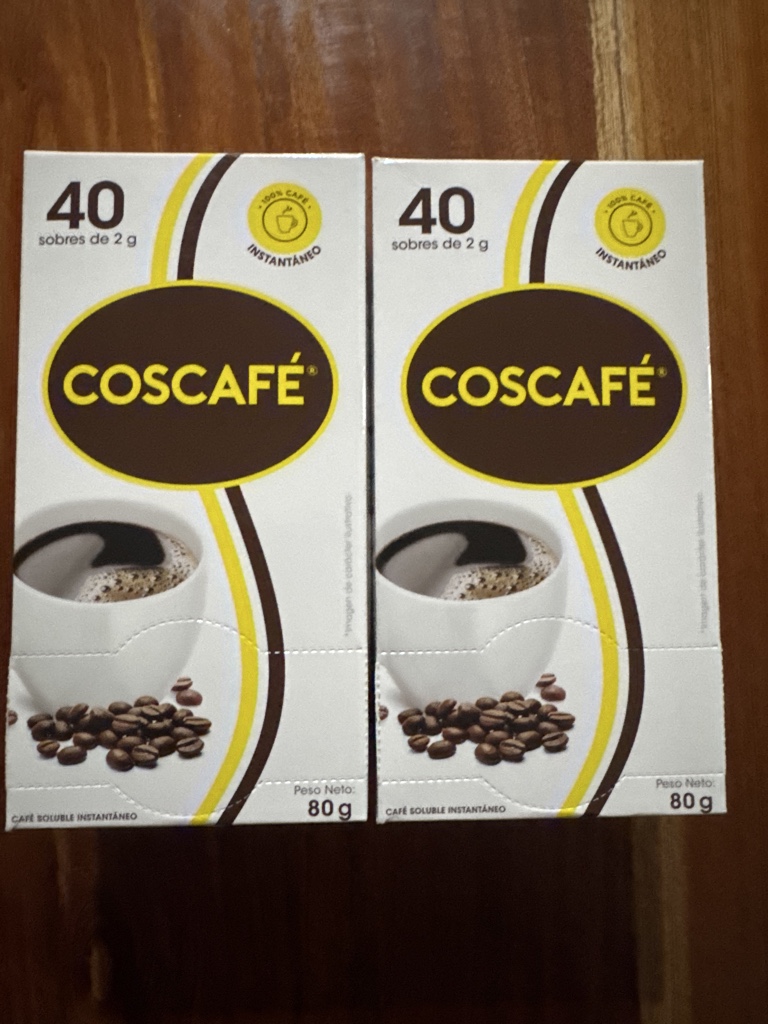 COSCAFE cafe instantaneo 80g ( caja de 40 sobres)