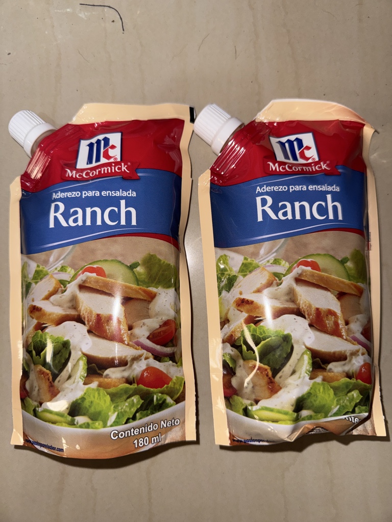 Aderezo para ensalada McCormick Ranch 180ml