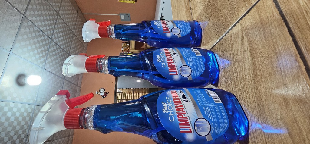 Limpiavidrios azul 780ml