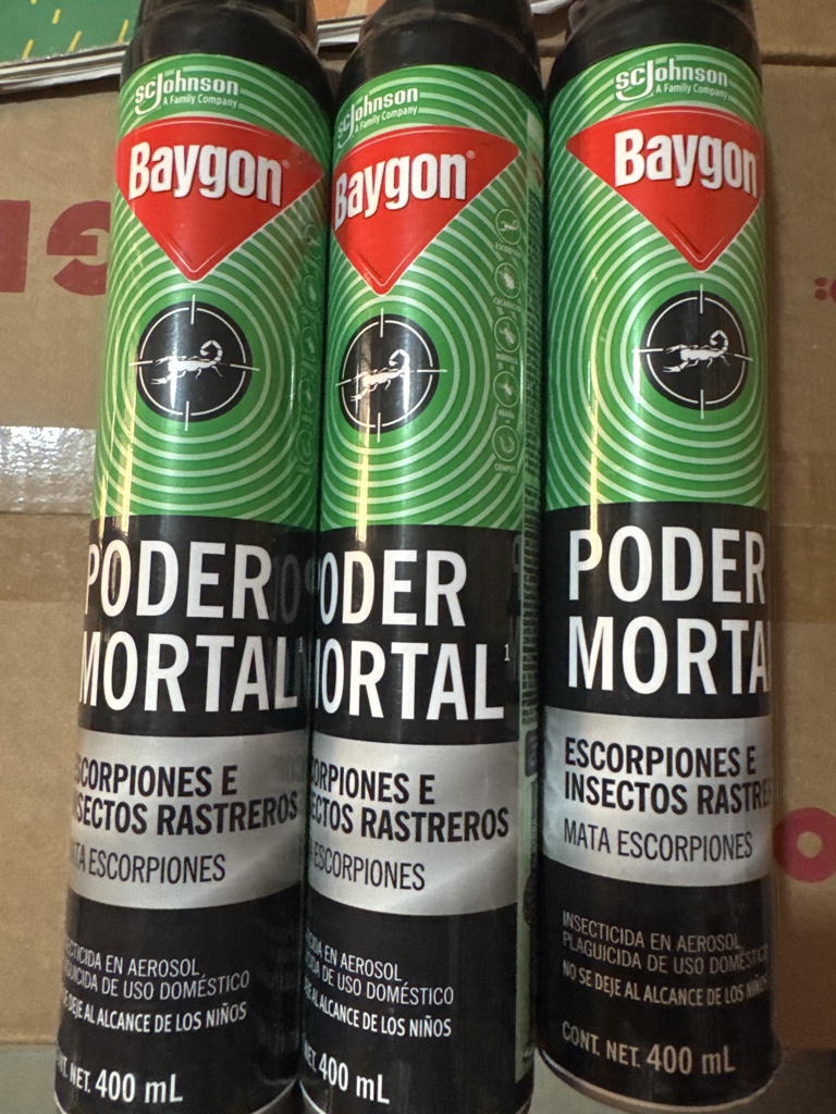 Baygon poder mortal aerosol 400ml (und)