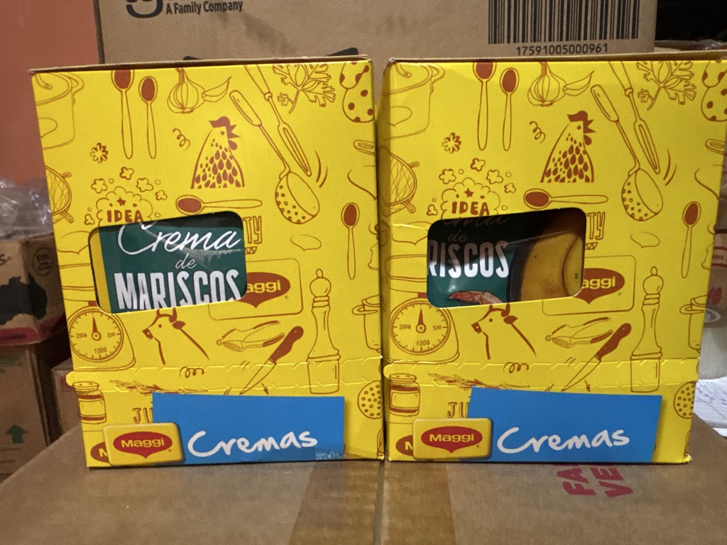 Maggi crema de mariscos (caja de 12 und)