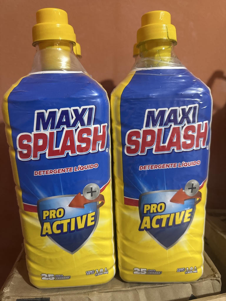maxi splash detergente líquido