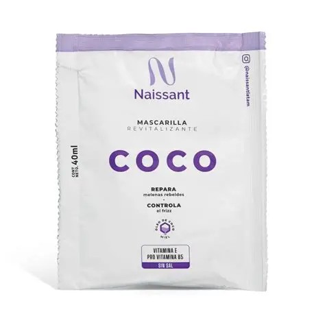 Mascarilla de coco Naissant sachet