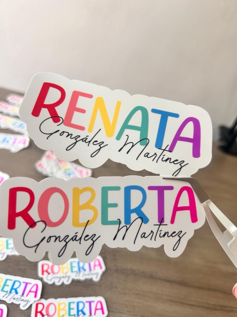Etiquetas personalizadas