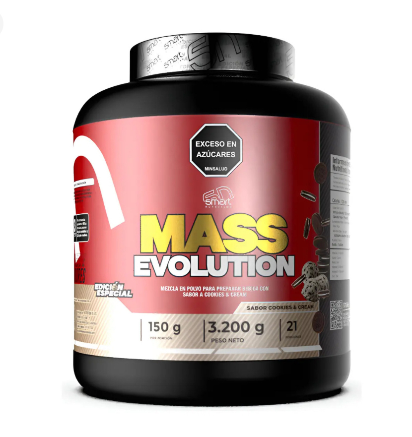 PROTEÍNA HIPERCALORICA MASS EVOLUCIÓN 7lb