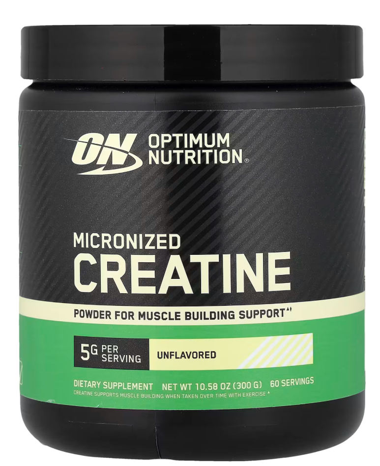 Creatina Monohidratada Optimun Nutrición micronizada 60 servicios 5 Gr