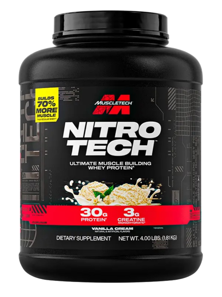 NITRO TECH PROTEÍNA 4 LB 40 Servicos