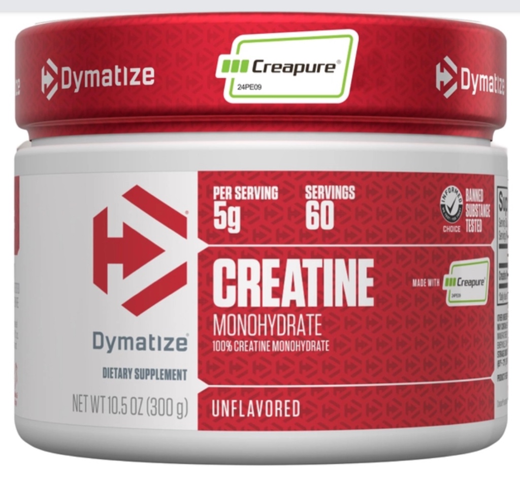 Creatina Monohidratada Dymatize creapure 60 Servicos 5gr