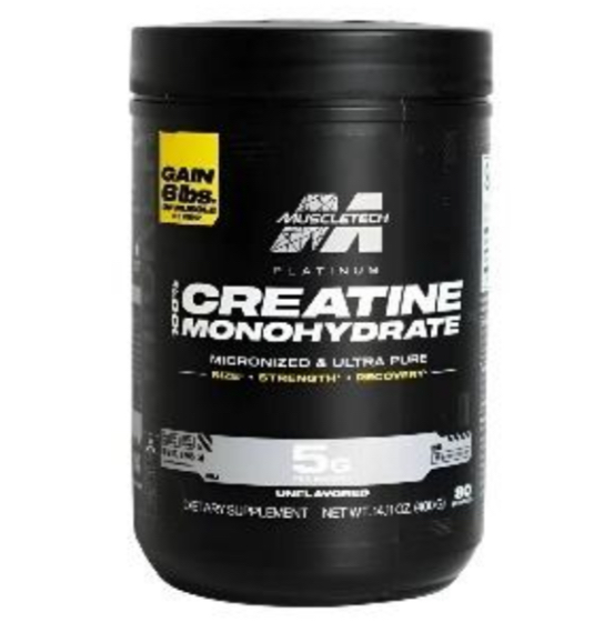 Creatina Monohidratada & micronizada Muscletech 80 Servicos