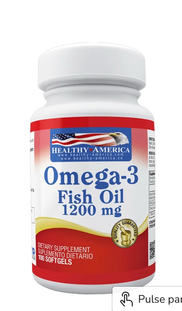 Omega 3 1200 mg 100 cápsulas