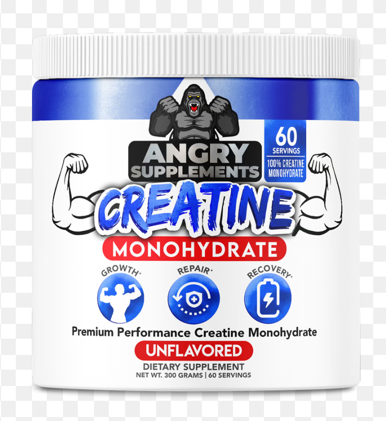 Creatina Monohidratada Angry Supplements 60 servicios