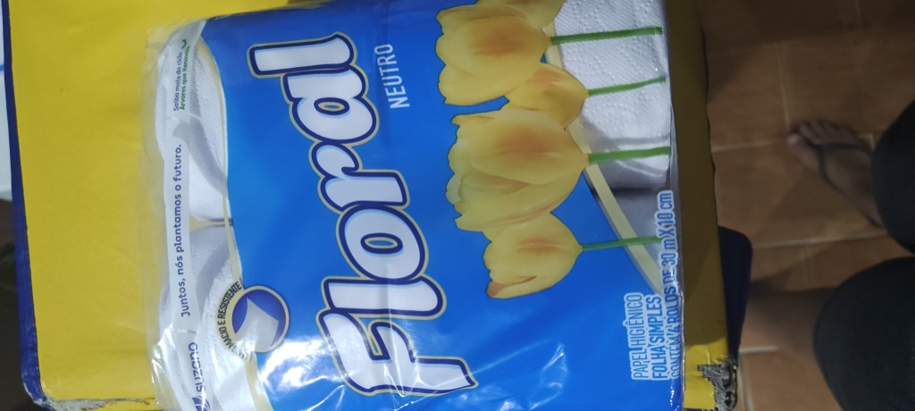 papal higiênico Floral neutro