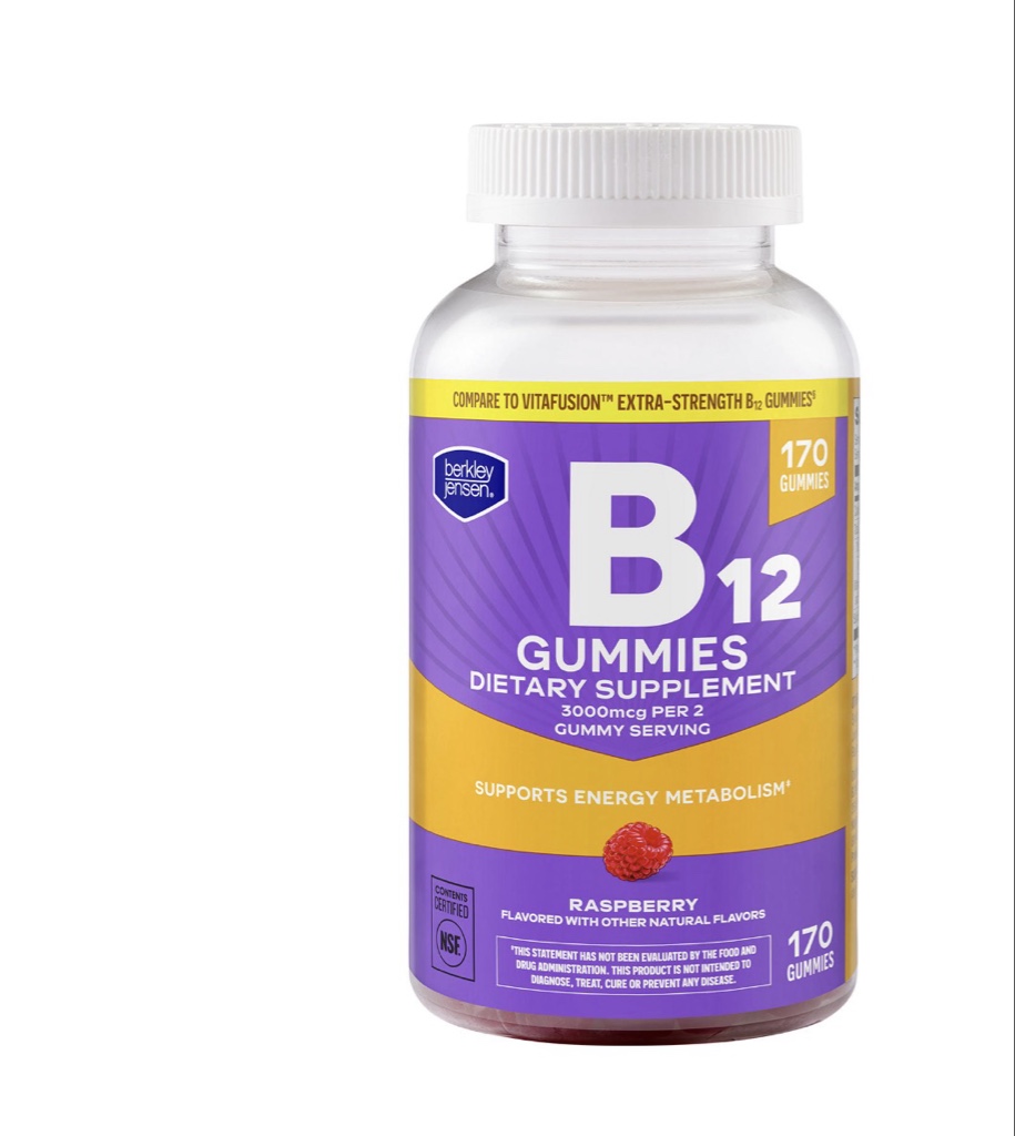 Berkley Jensen B12 gummies frambuesa