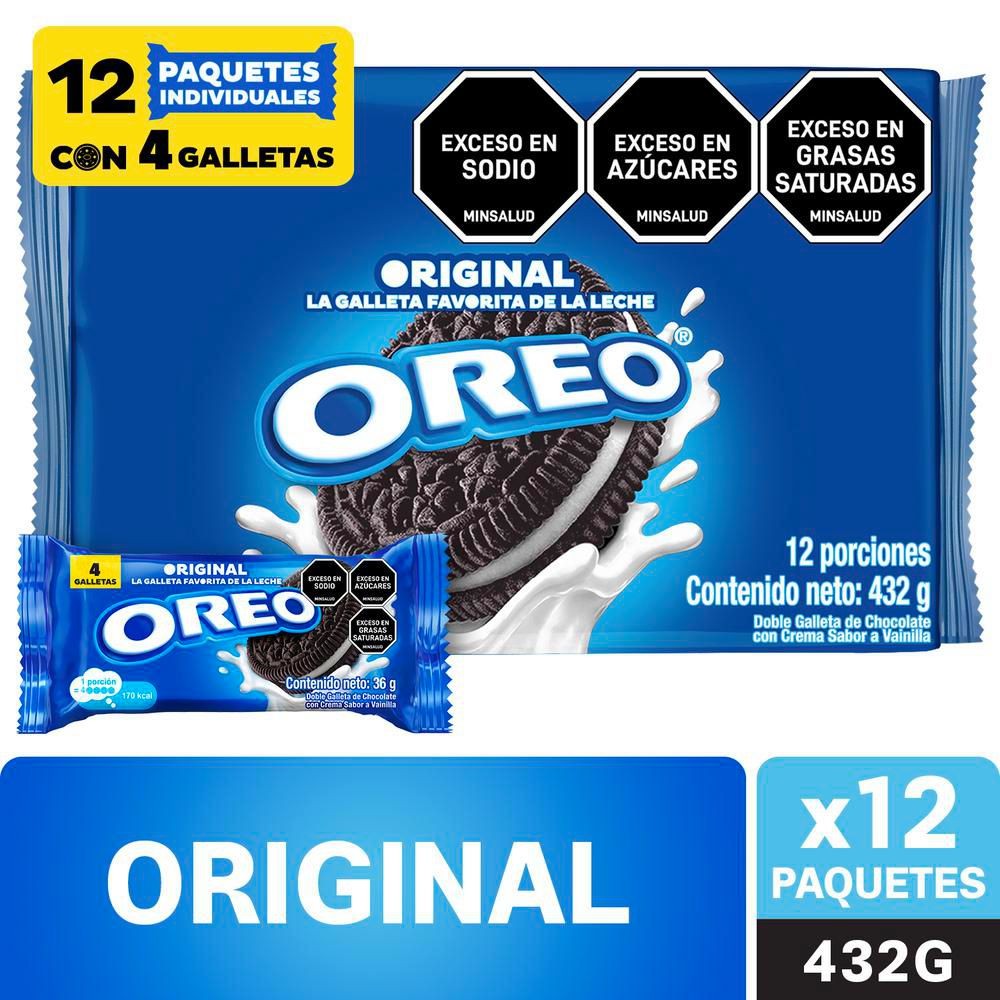GALLETA OREO x12unds 432gr