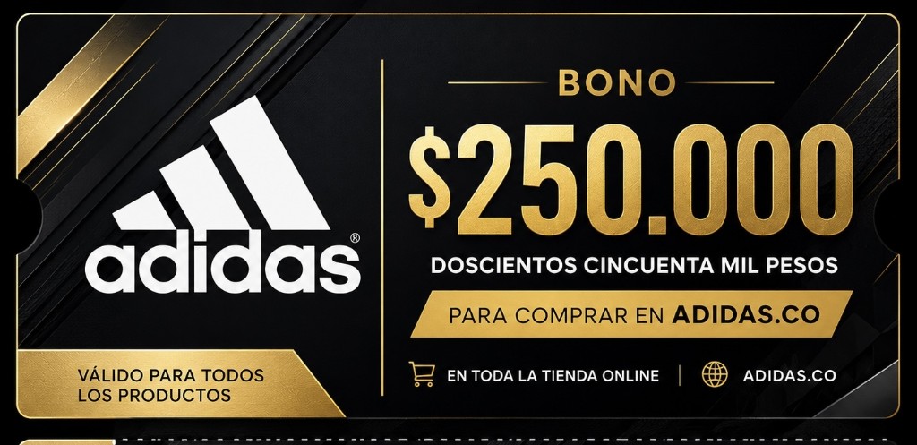 BONO ADIDAS $250.000