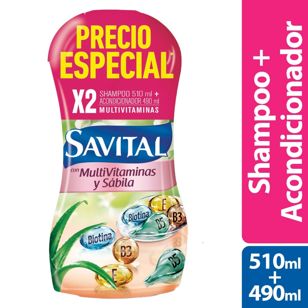 SHAMPOO & ACONDICIONADOR SAVITAL
