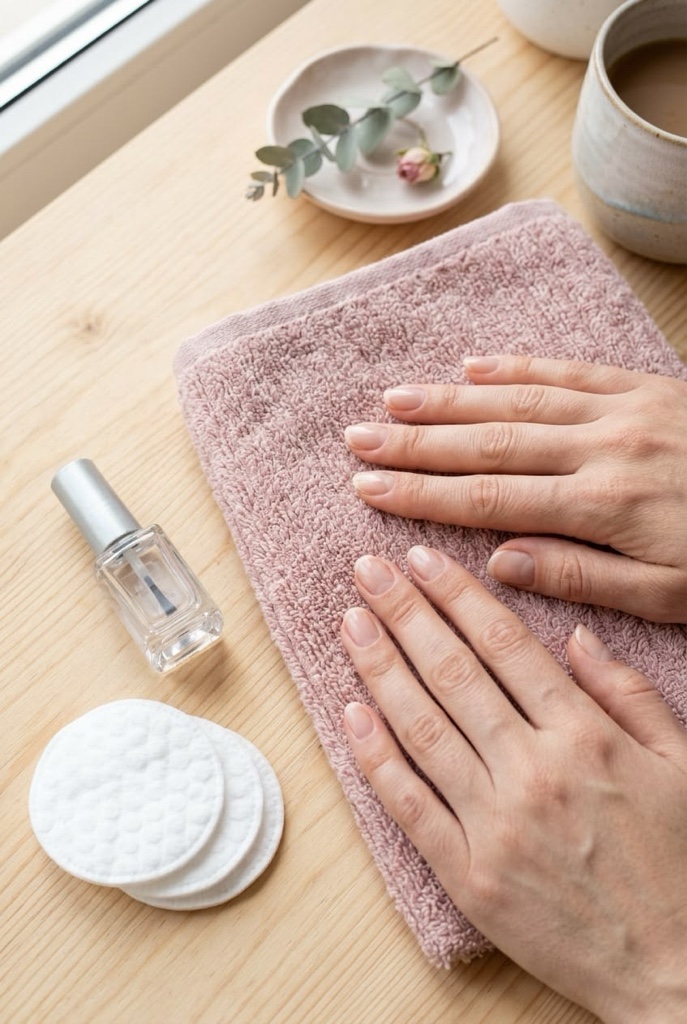 Limpieza de uñas