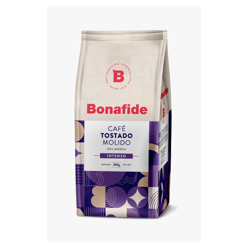 CAFÉ BONAFIDE TOSTADO INT 200 Grs