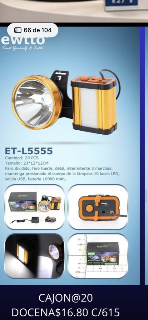 L5555 lampara LED