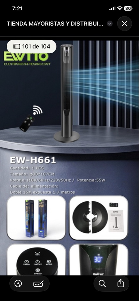 Evito torre negra EW-H661