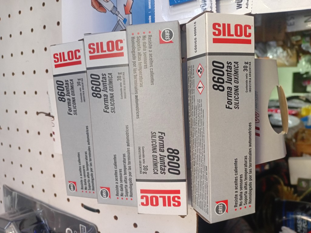 SILOC 8600 silicona gris