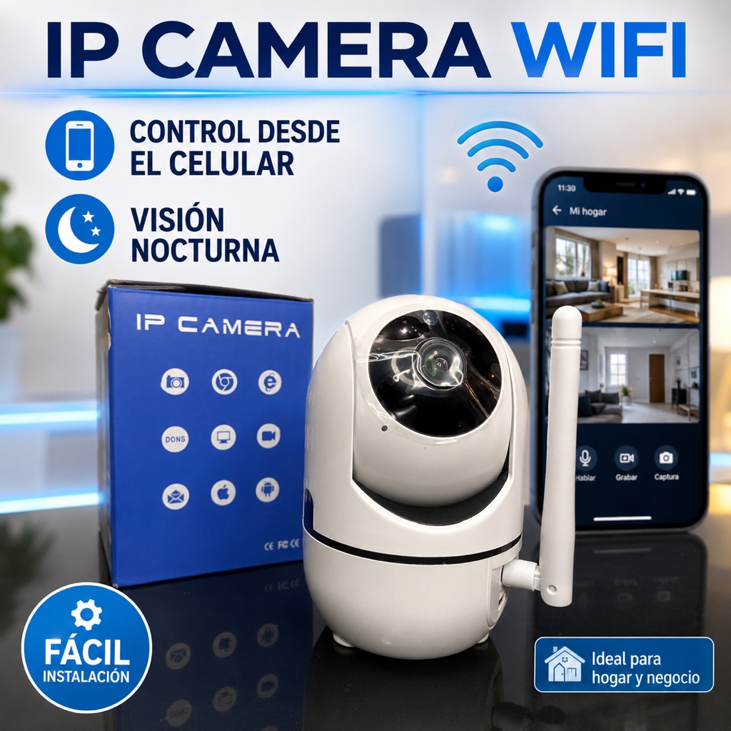 IP Camera WiFi blanca