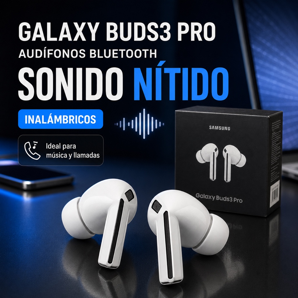 Samsung Galaxy Buds3 Pro blancos