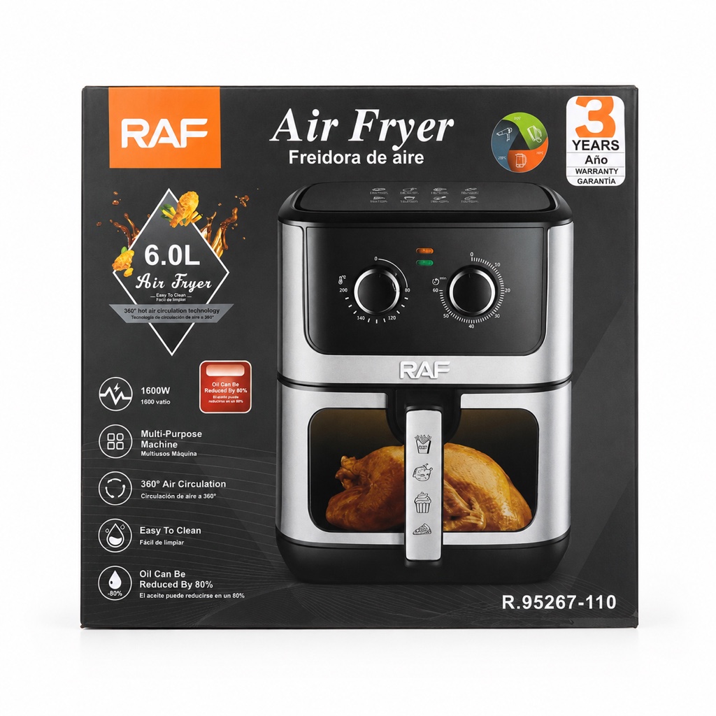 RAF Air Fryer 6.6 L