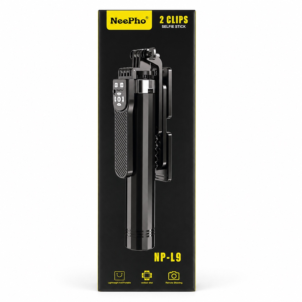 NeePho NP-L9 selfie stick negro