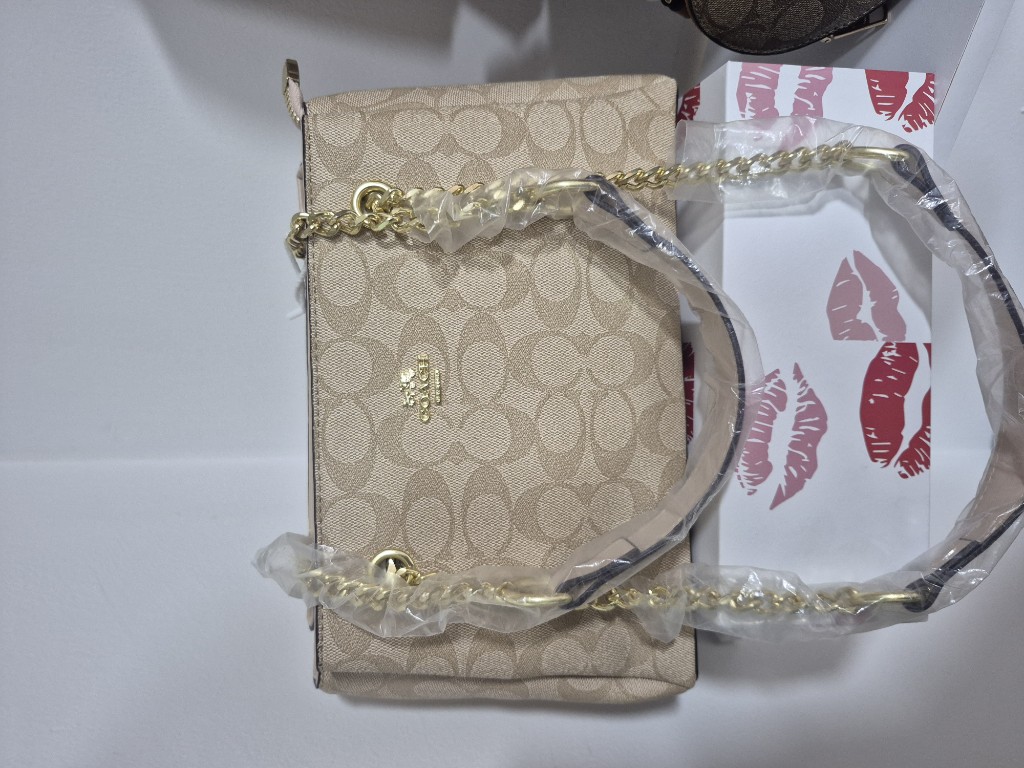 Coach cartera beige