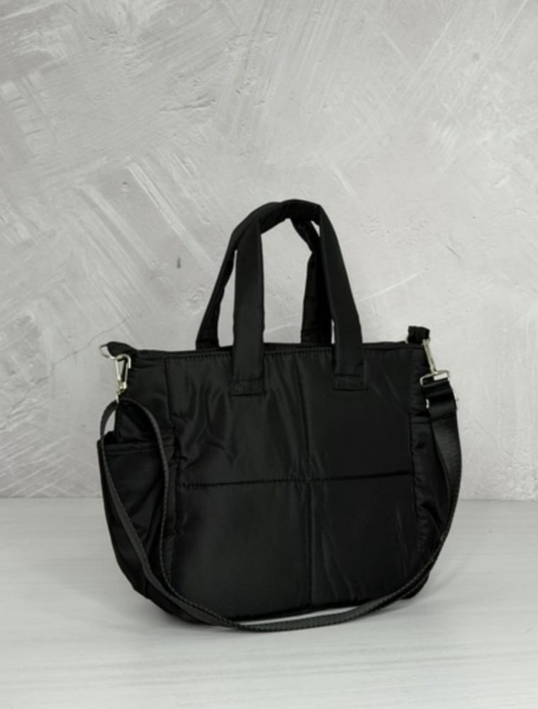 Bolso negro tote lonchera